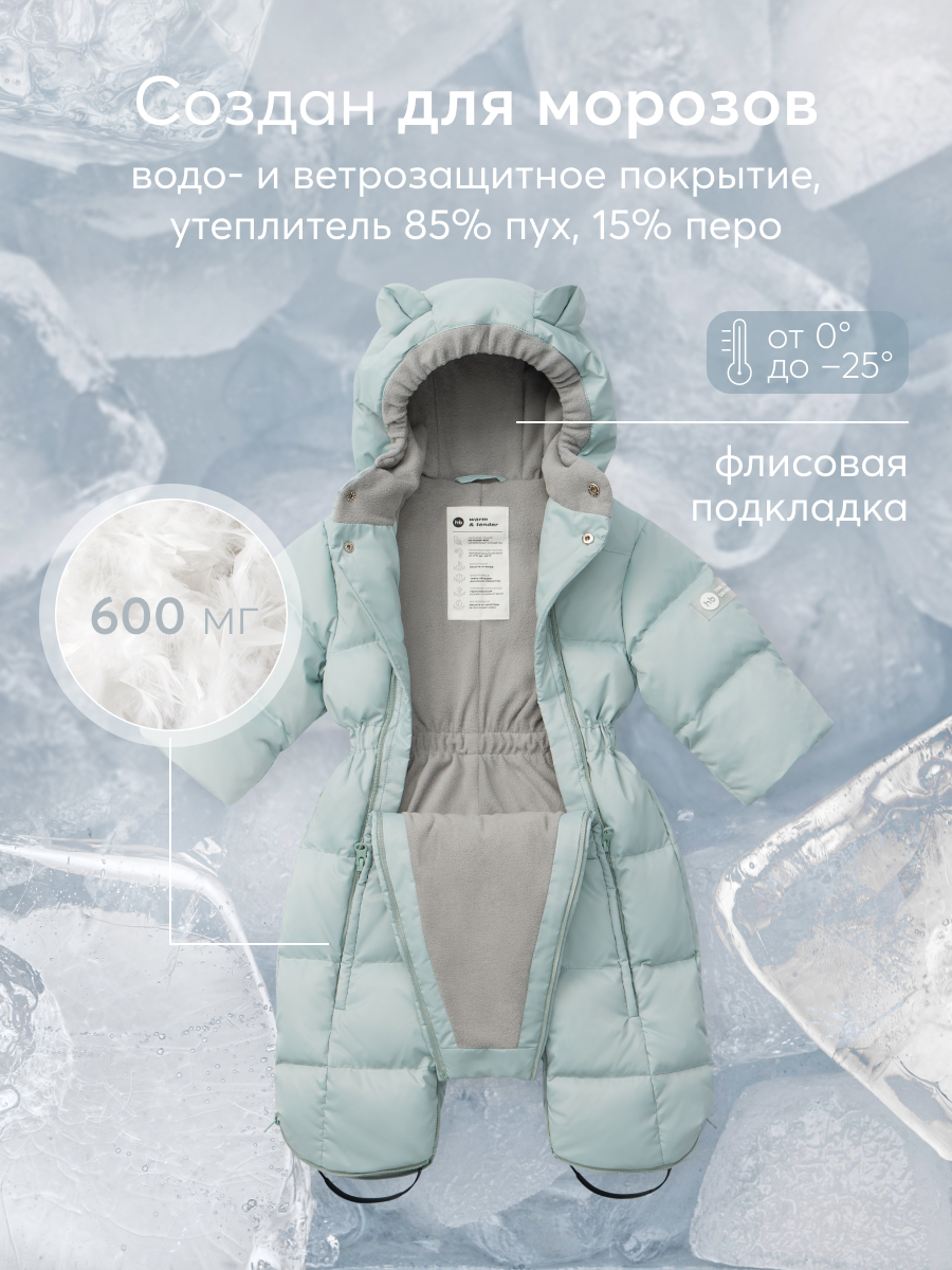 Комбинезон Happy Baby 89030_mint - фото 4