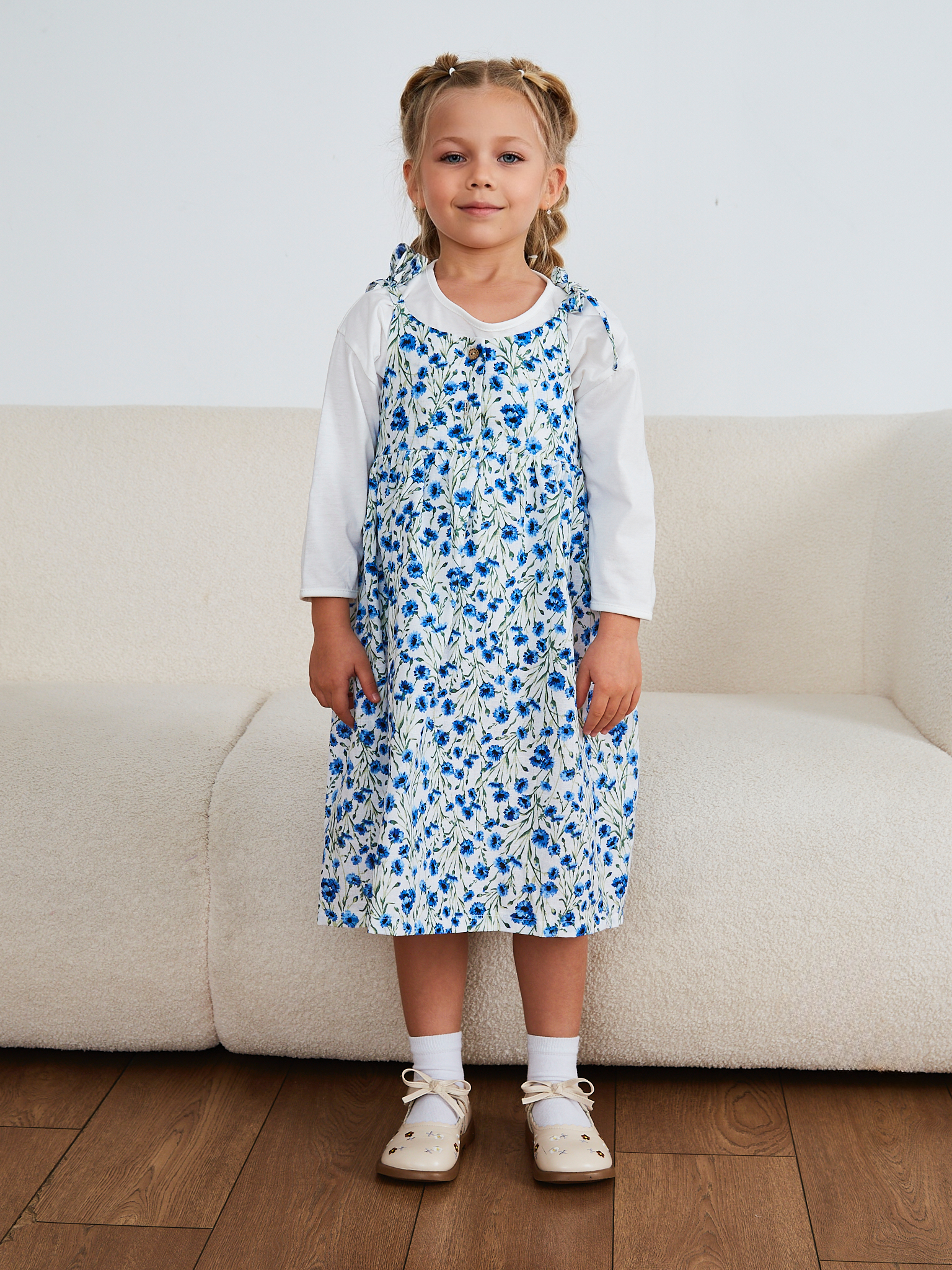 Сарафан MOUN сарафан_девочки_васильки - фото 32