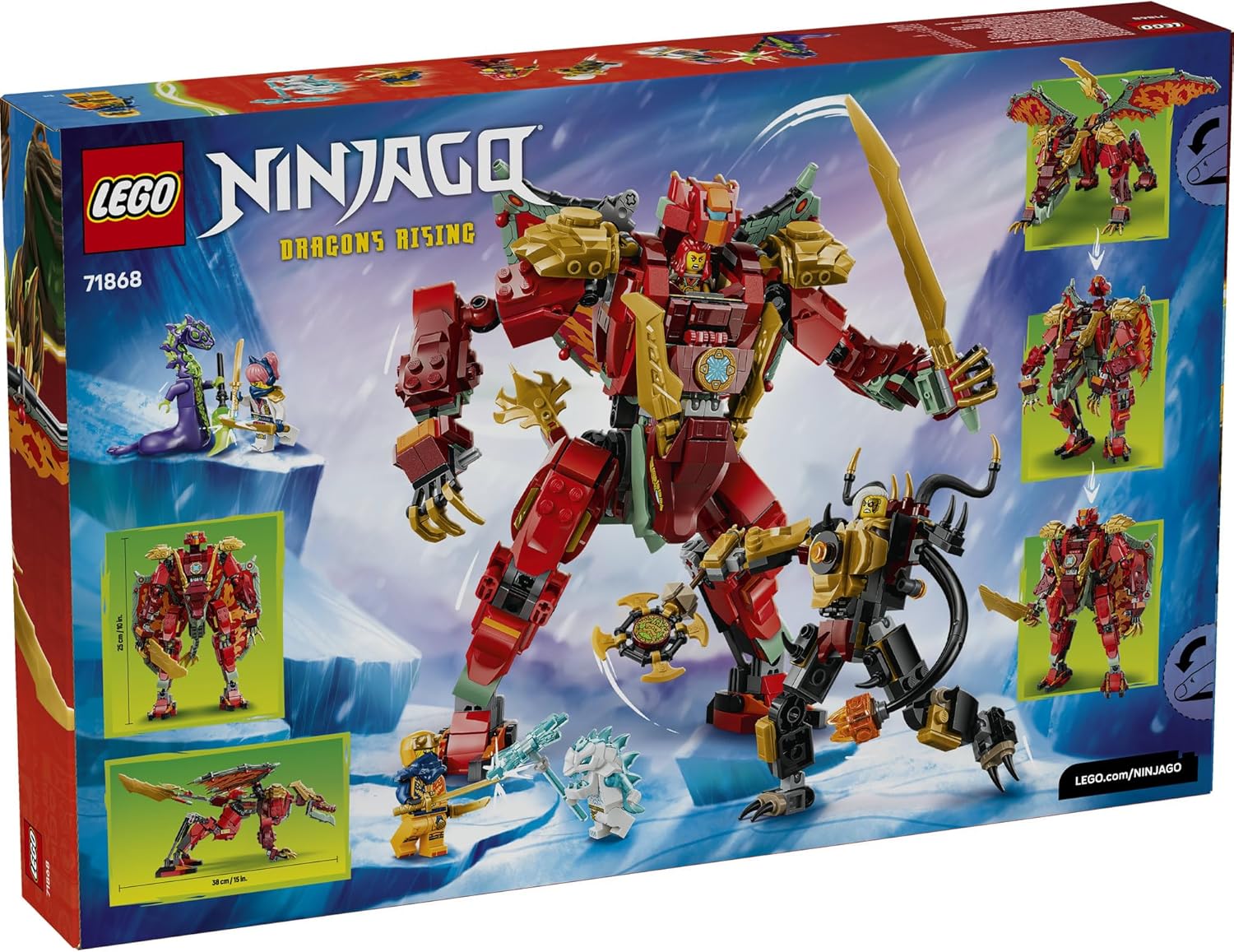 Конструктор LEGO NINJAGO Уайлдфайра 821 дет. - фото 4