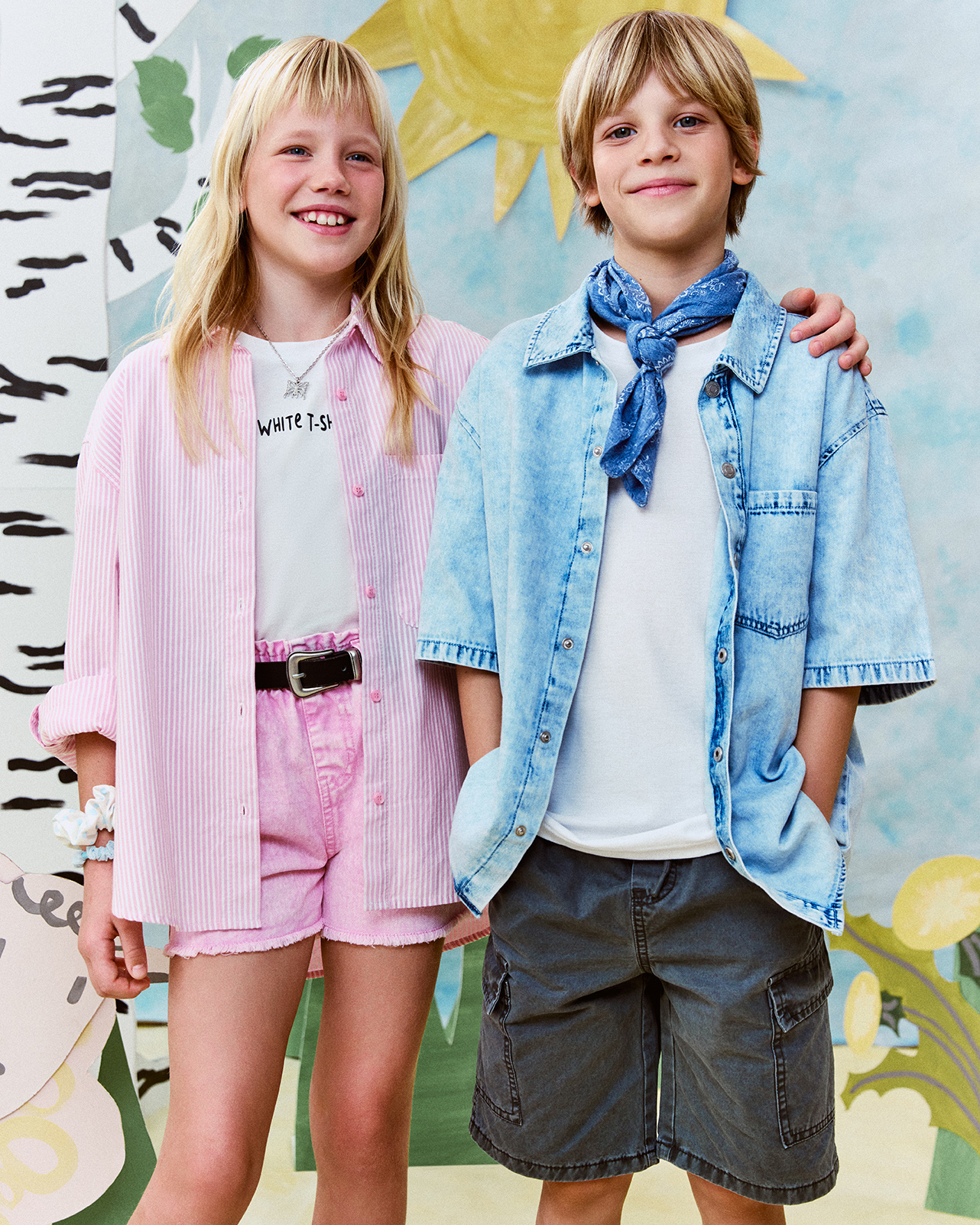 Джинсовая рубашка Futurino DFB-SS26-06FUtb-66 - фото 6