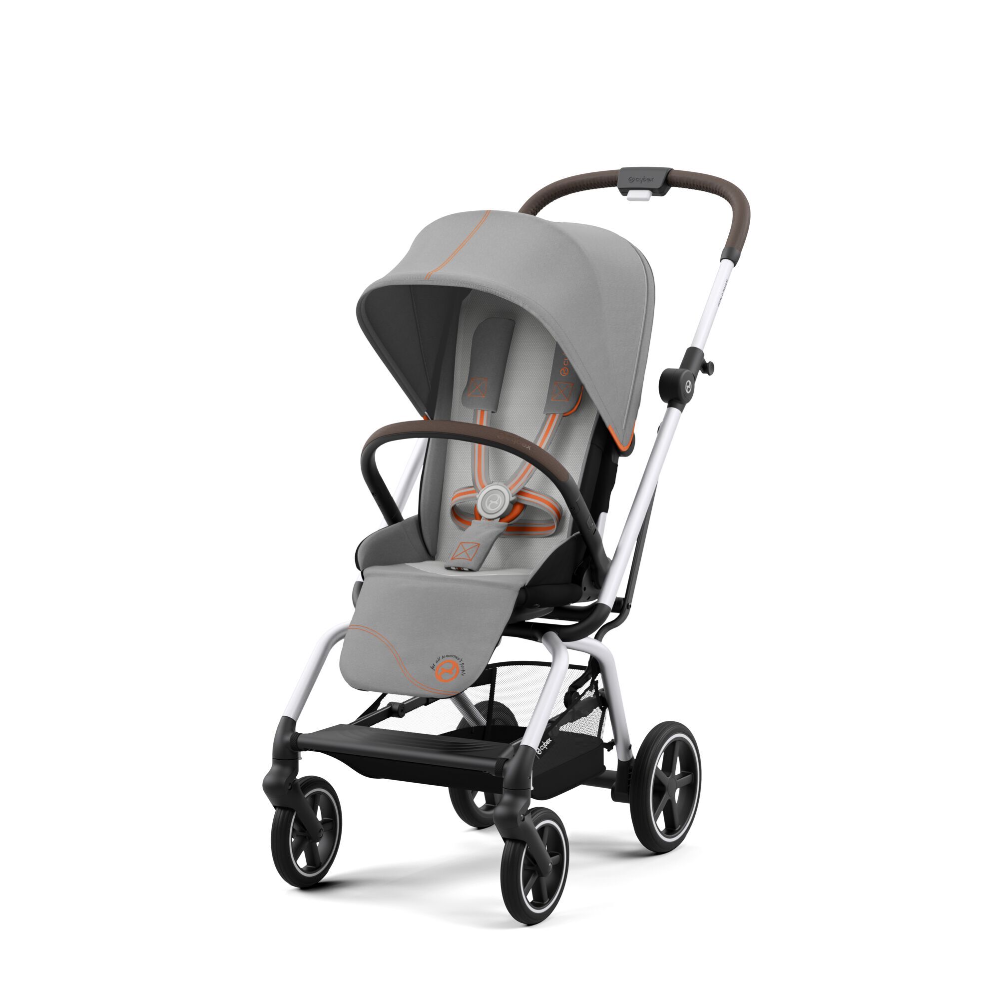Коляска прогулочная Cybex Eezy S Twist Lava Grey - фото 2