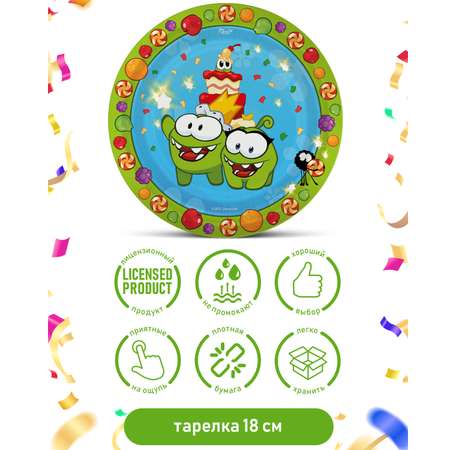 Набор одноразовой посуды PRIORITY для праздника мини Ам Ням