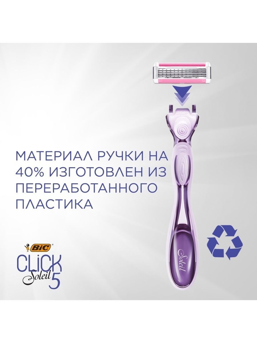 Бритва женская BIC Click 5 Soleil - фото 16