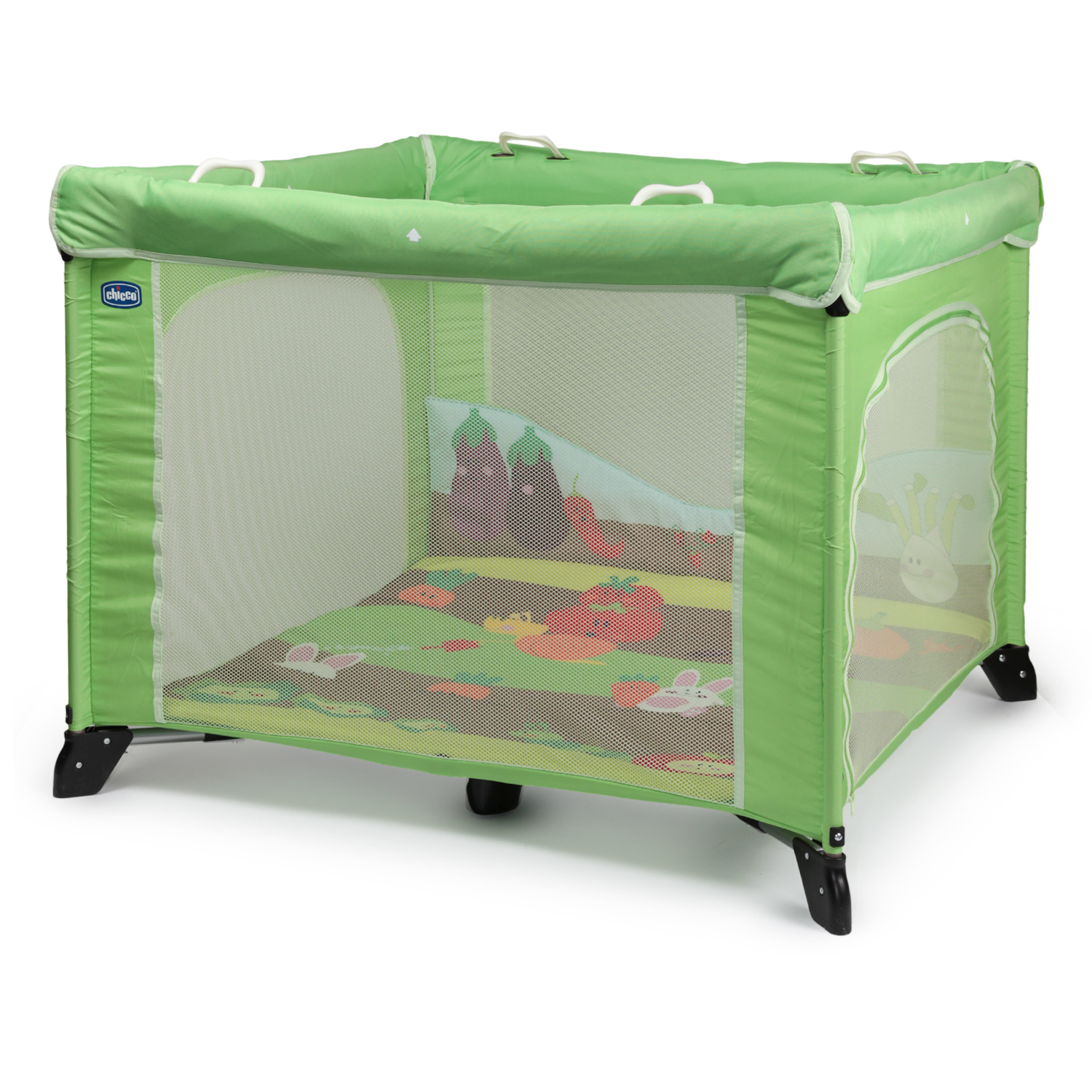 Манеж кровать Chicco Open Box Fruit Salad 07079841030000 - фото 1