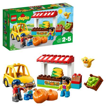 Конструктор LEGO DUPLO Фермерский рынок блочный