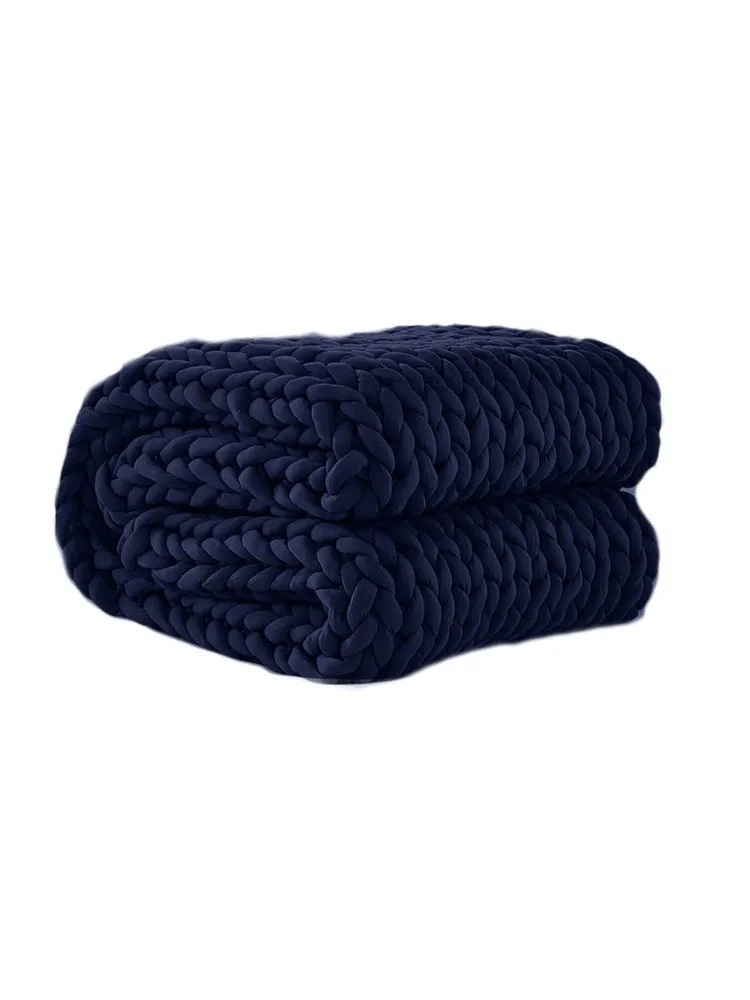 Одеяло Askona Gravity Wicker фиолетовый 130 x 180 см - фото 5