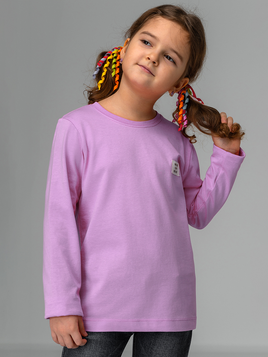 Лонгслив BONITO KIDS SS6097сиреневый - фото 7