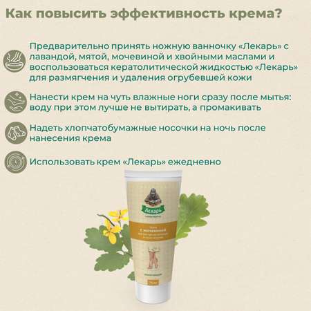 Крем Лекарь с мочевиной 75 мл