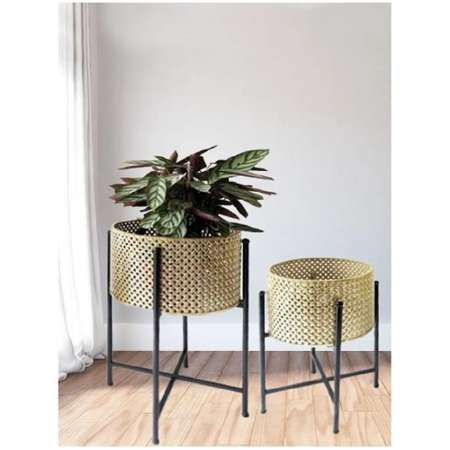 Подставка под кашпо ZDK Homium Flower Duet Loft набор 2шт