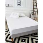 Простыня BRAVO поплин белый 90 x 200 см на резинке 1 шт.