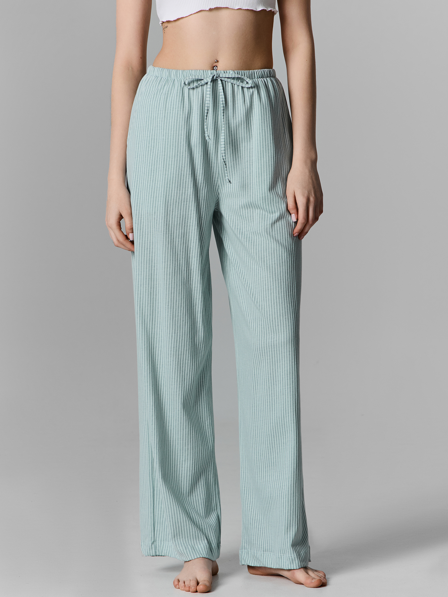 Брюки Mark Formelle (Марк Формэль) 532410/полоска на мяте - фото 3