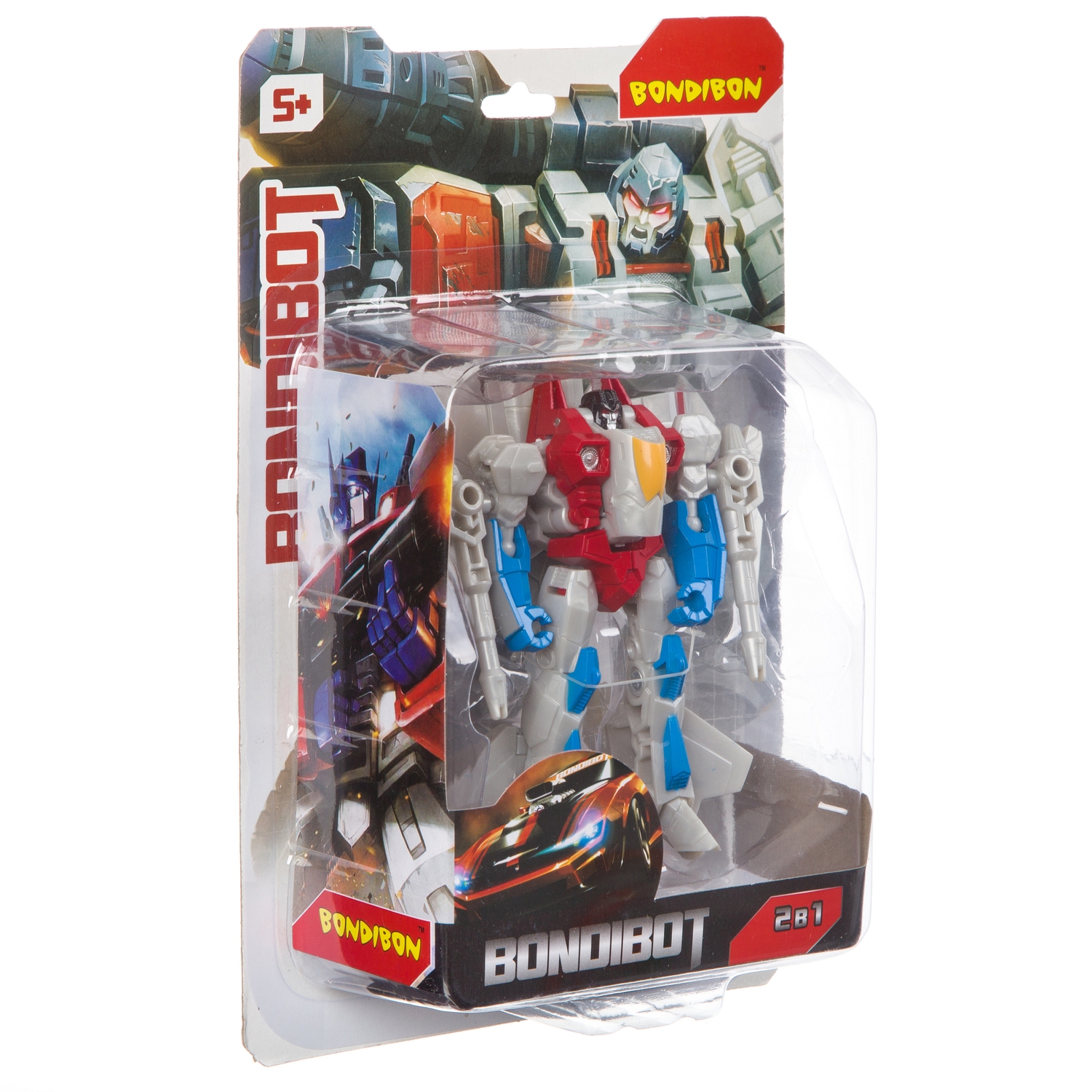 Фигурка Bondibon трансформер Робот Самолет 2в1 - фото 3