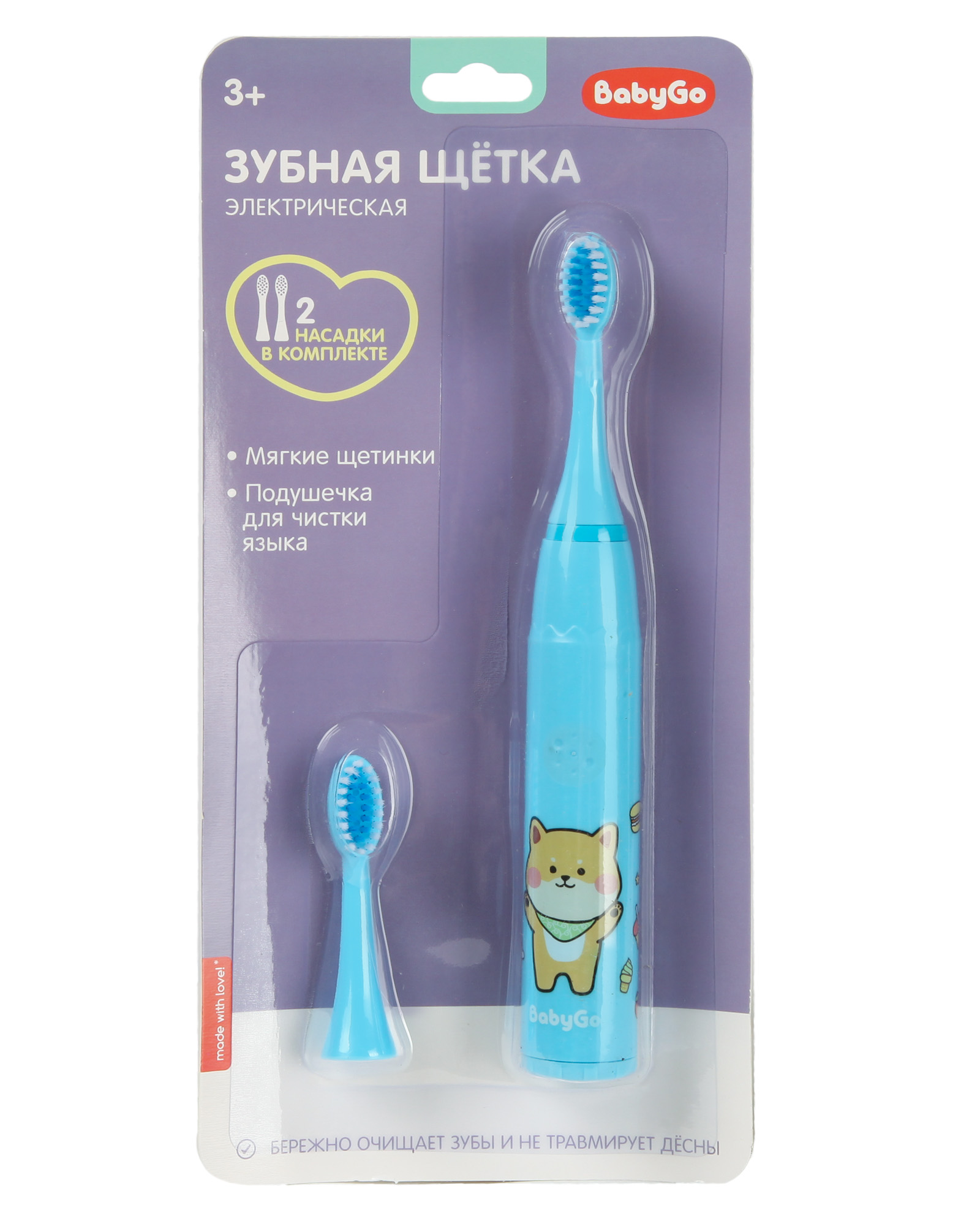 Зубная щетка электрическая BabyGo от 3 лет - фото 6