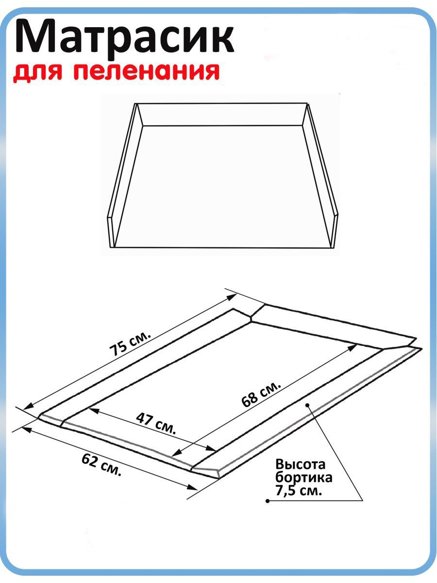 Матрас для пеленания БОНЯМ - фото 3