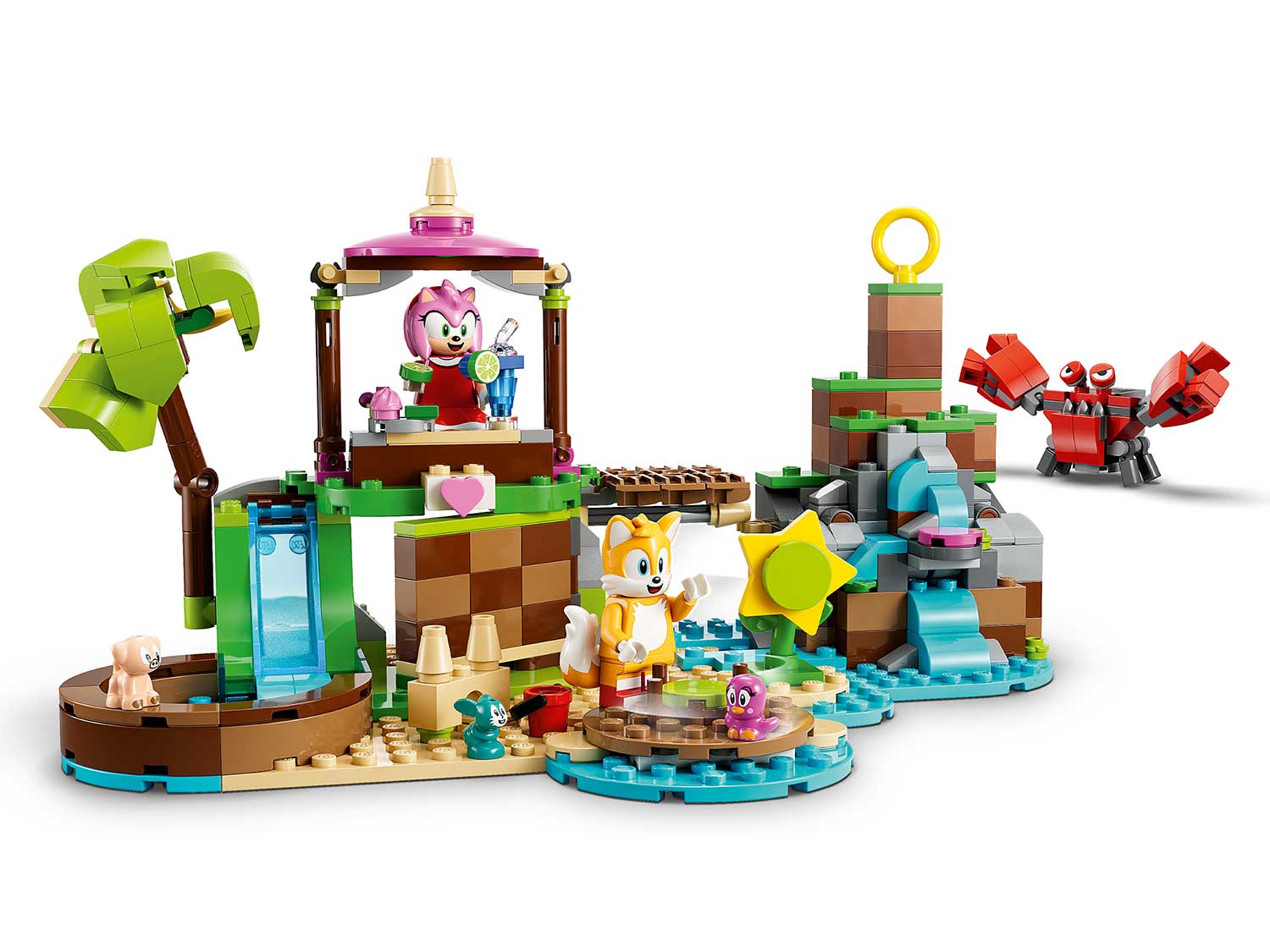 Конструктор LEGO Sonic the Hedgehog Остров спасения животных Эми блочный - фото 4
