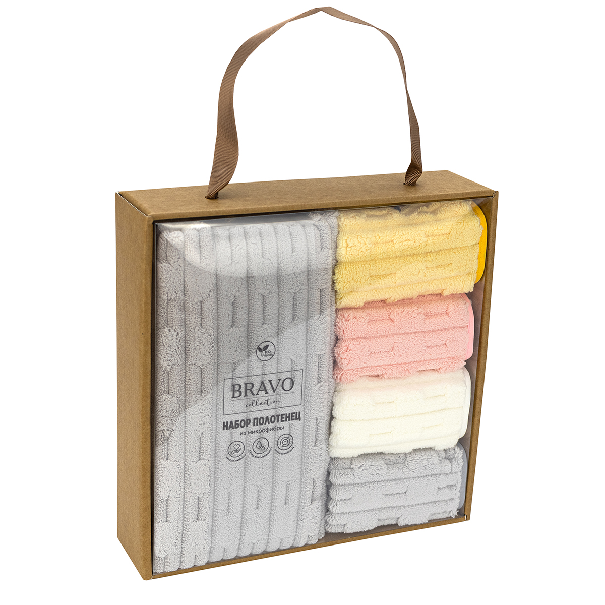 Полотенце BRAVO Фарбен 90 x 50 см 5 шт. - фото 5