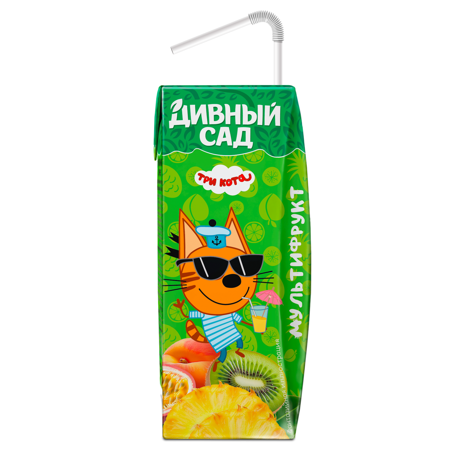 Нектар Дивный сад Мультифрукт с 3 лет 0.2 л - фото 1