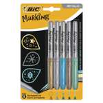 Маркеры BIC перманентные 5 цв.