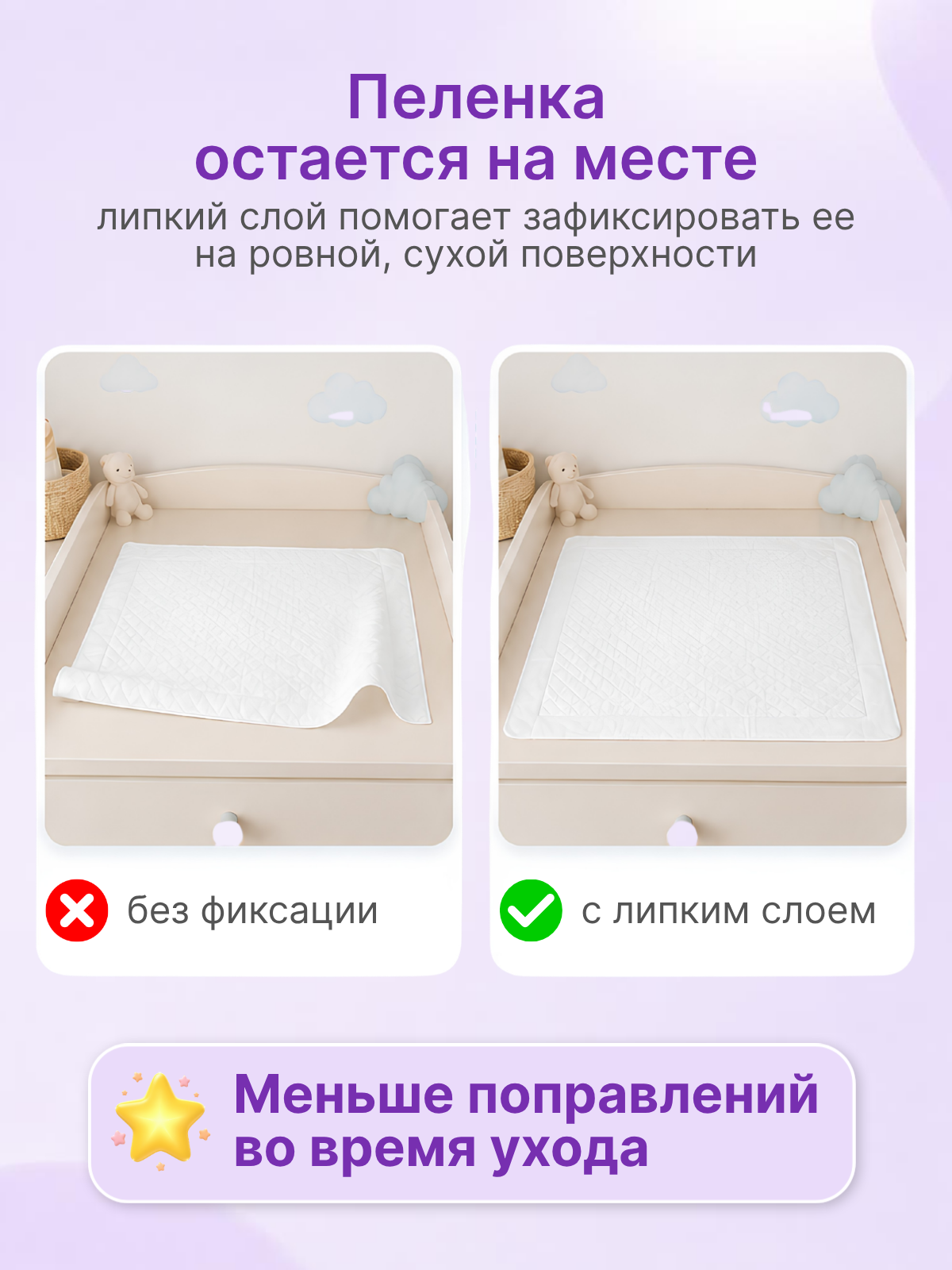 Пелёнки одноразовые Добруша 60х60 см 20 шт. - фото 3