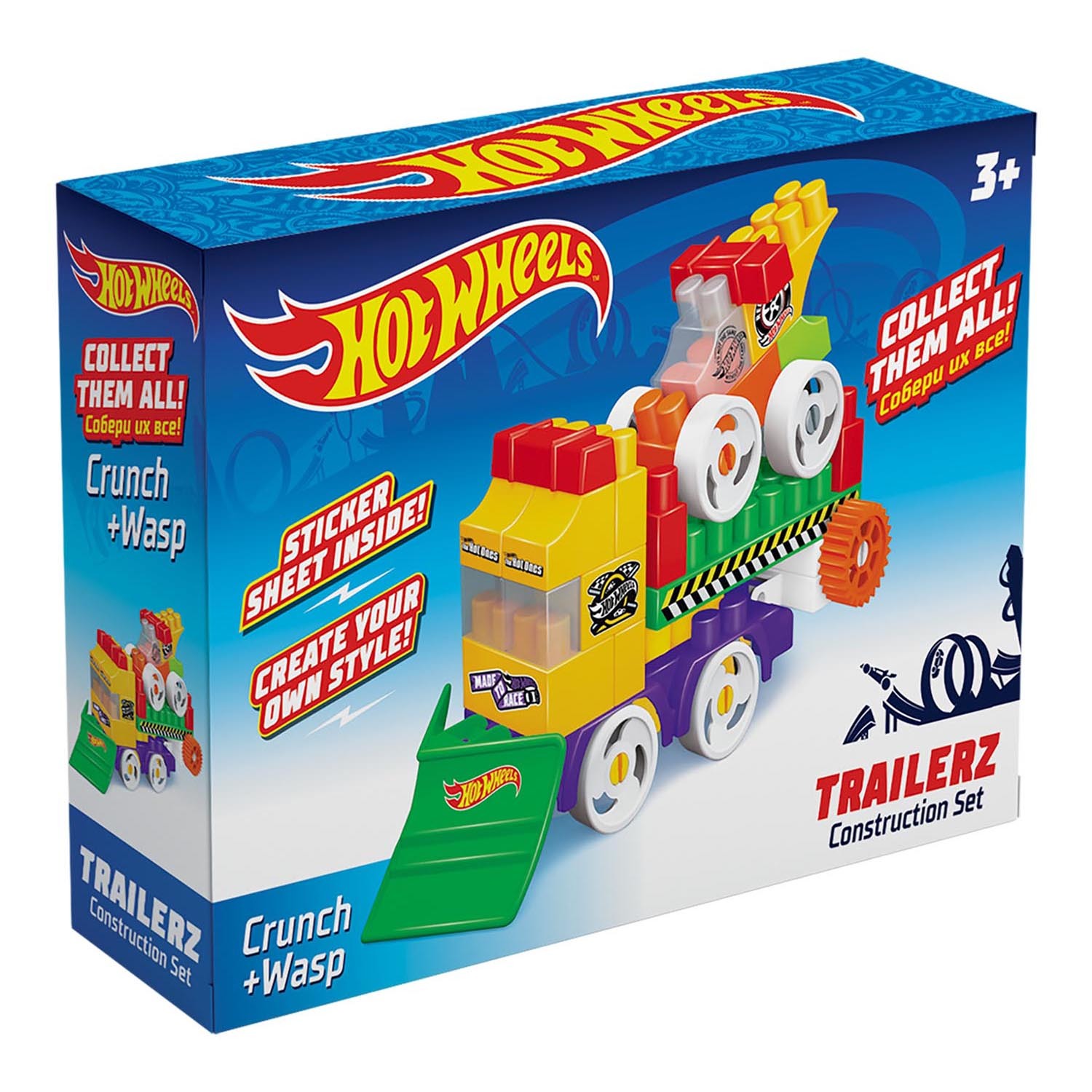 Конструктор BAUER Hot Wheels Trailerz Crunch 36 дет. - фото 2