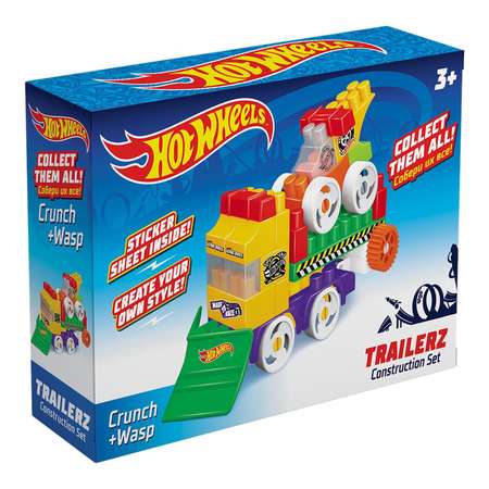 Конструктор BAUER Hot Wheels Trailerz Crunch блочный