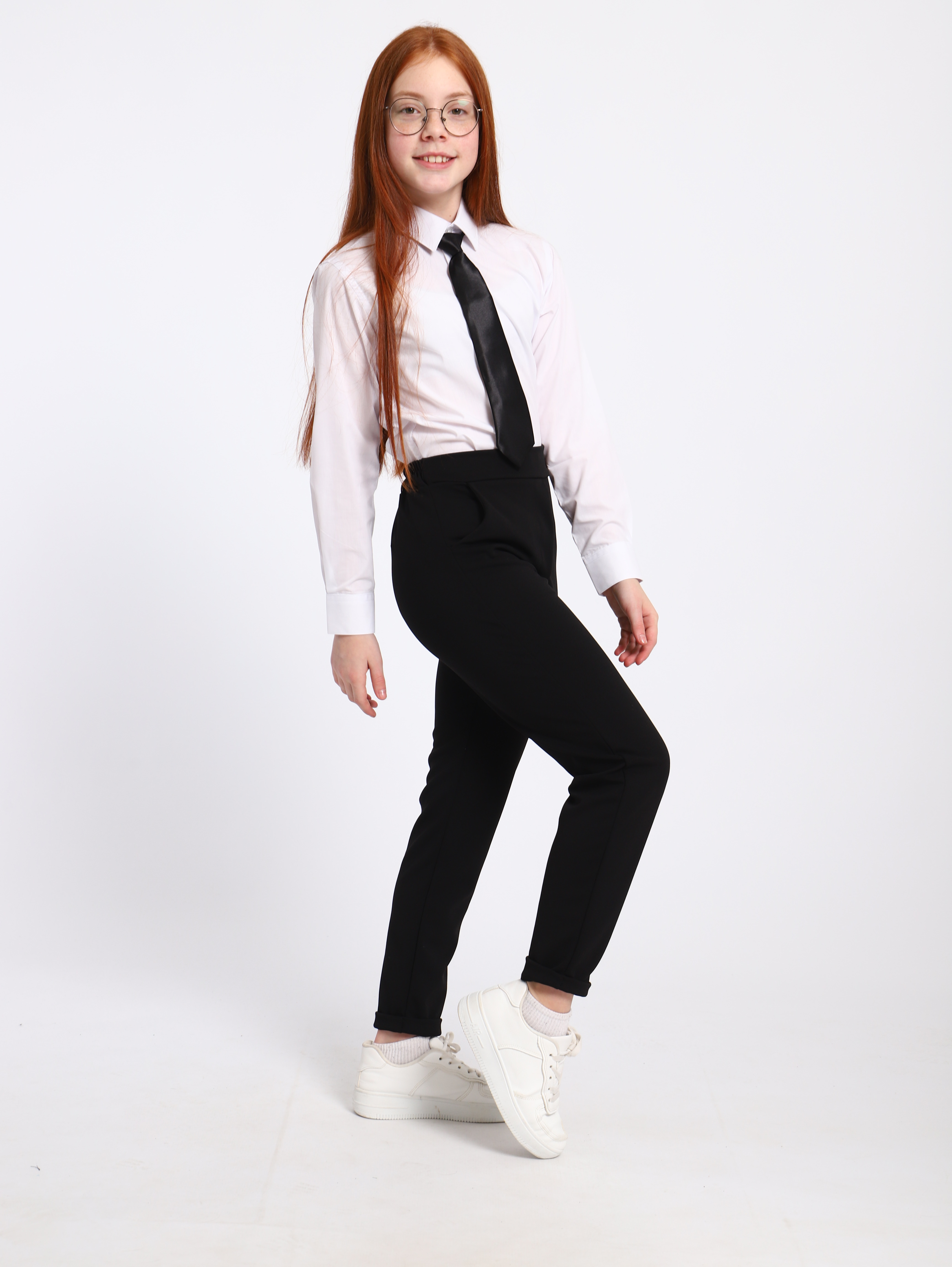 Брюки ЛАДОШКИ Брюки Мира черный - фото 10