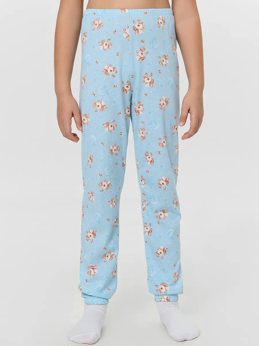 Пижама Mark Formelle (Марк Формэль) 567740/голубой +милые коники на голубом - фото 5