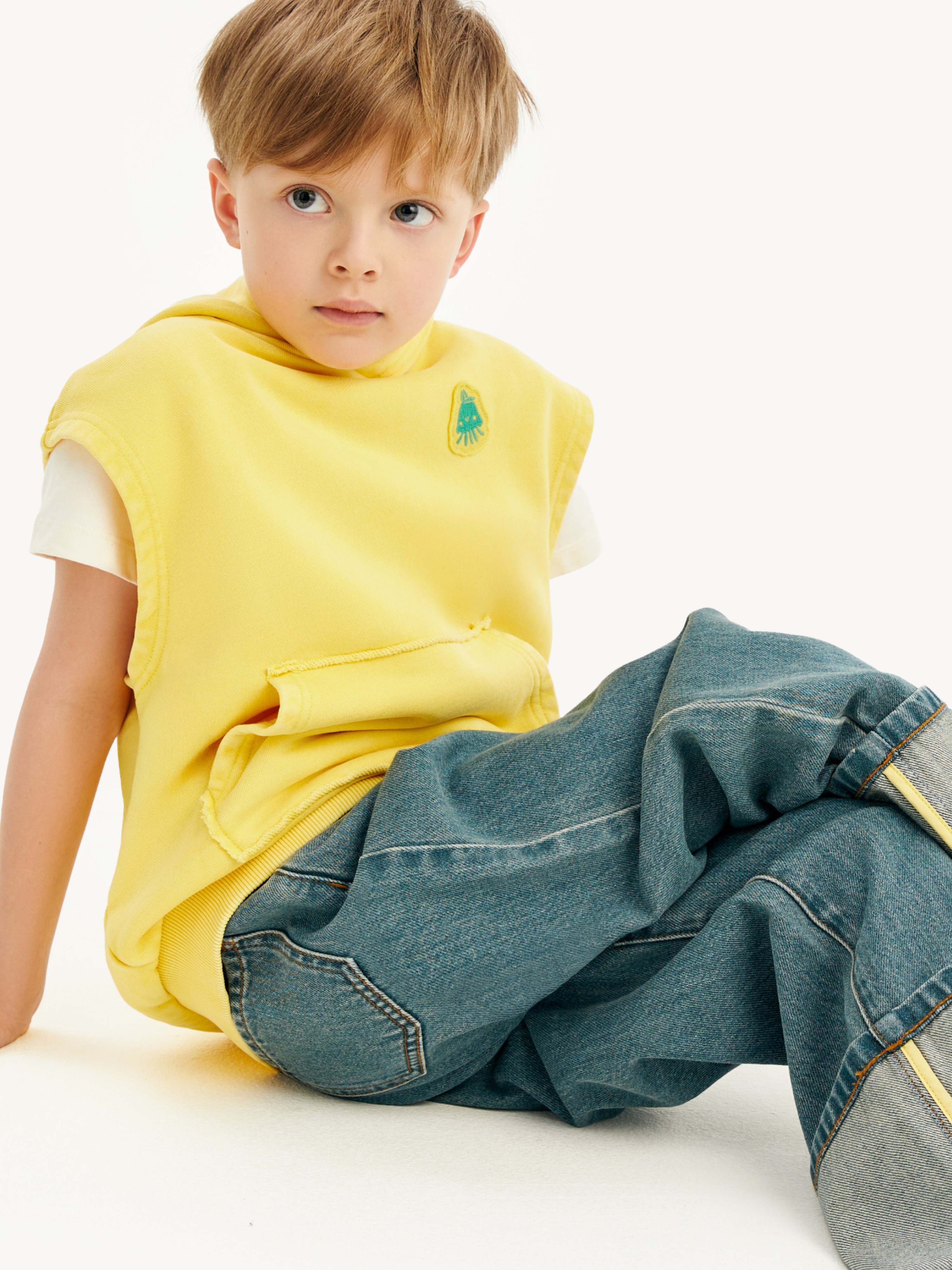 Худи Junion 904312.TSWT0027-Yellow-2 - фото 6