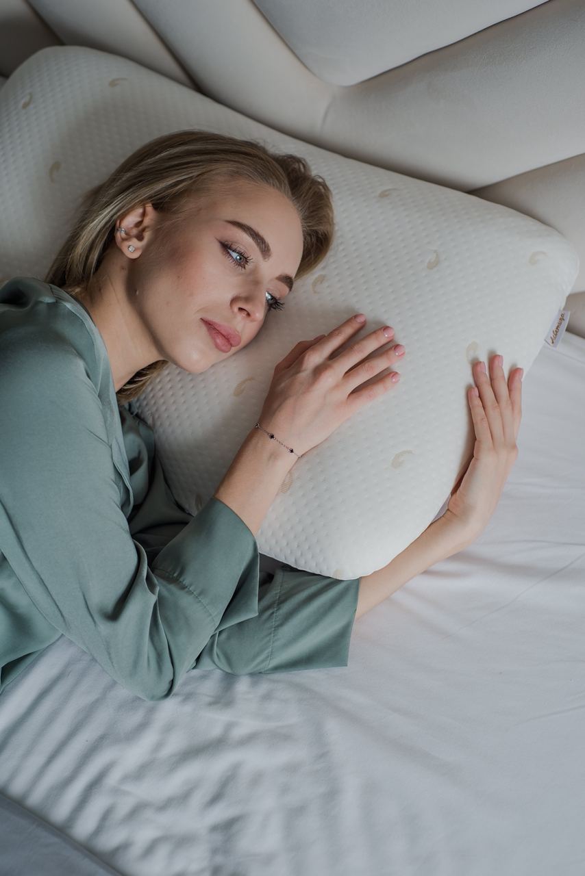 Анатомическая подушка Asvetida Light 40*60 c эффектом памяти Memory Foam - фото 9