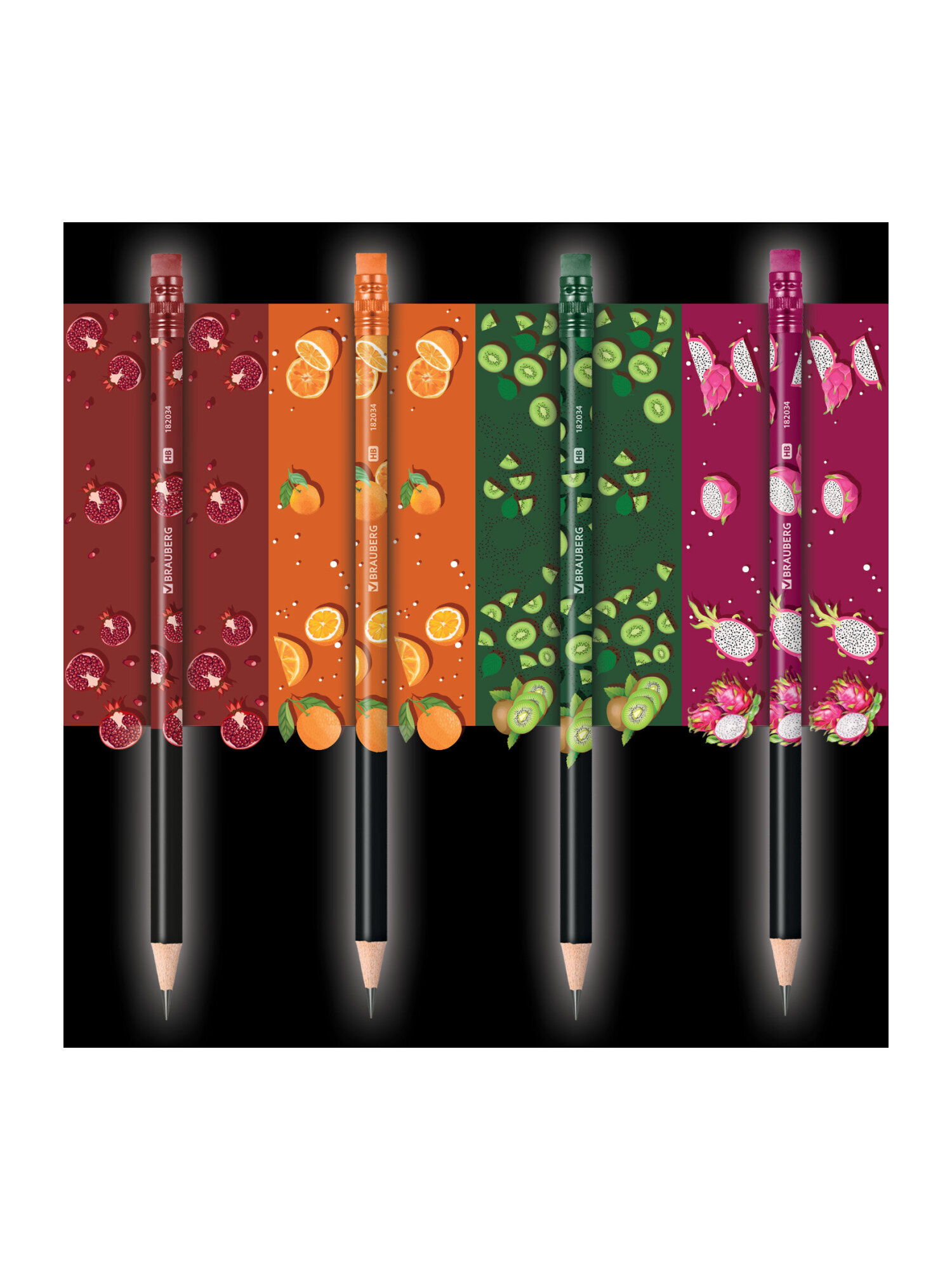 Карандаши чернографитные Brauberg 12 шт. - фото 8