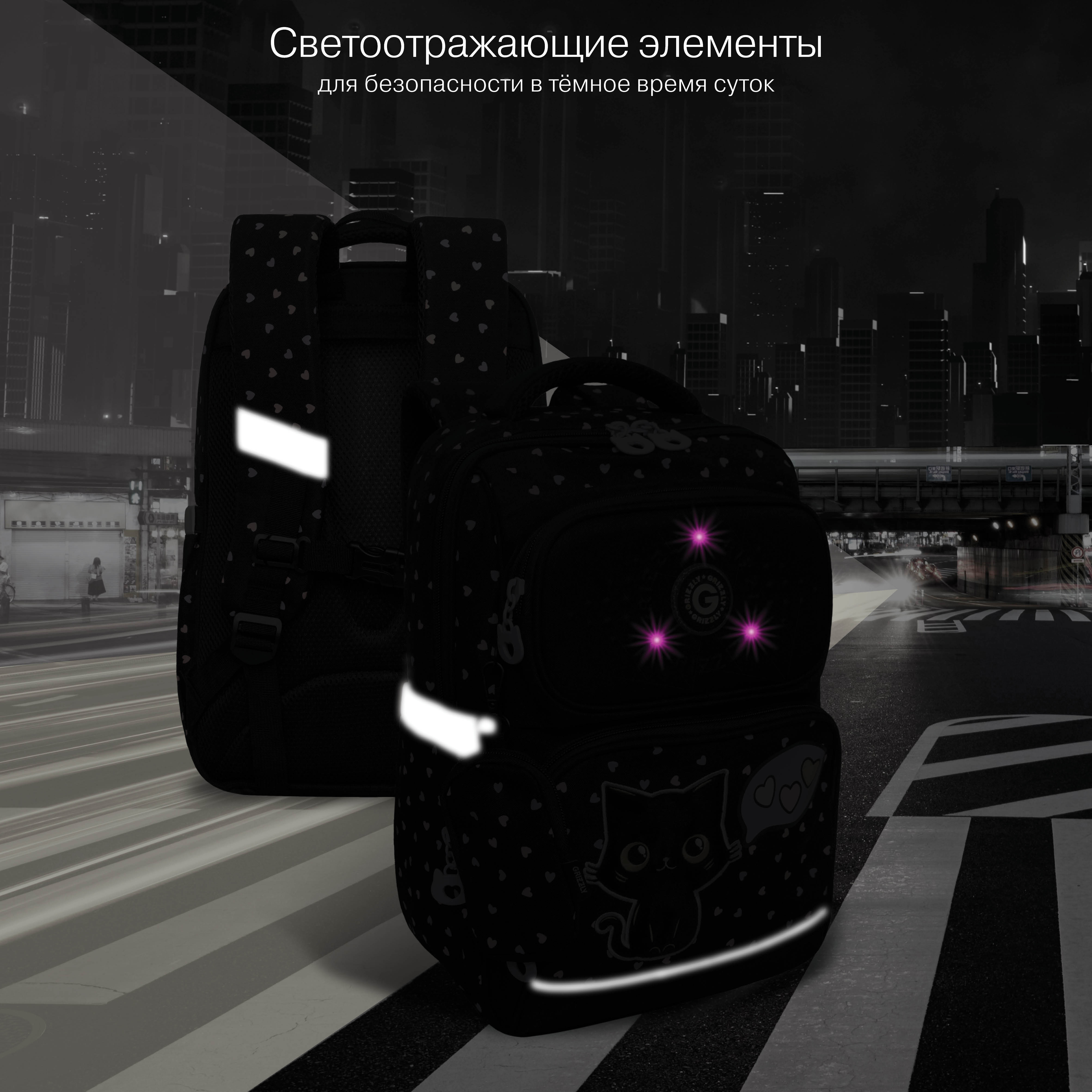 Рюкзак Grizzly Котик - фото 9