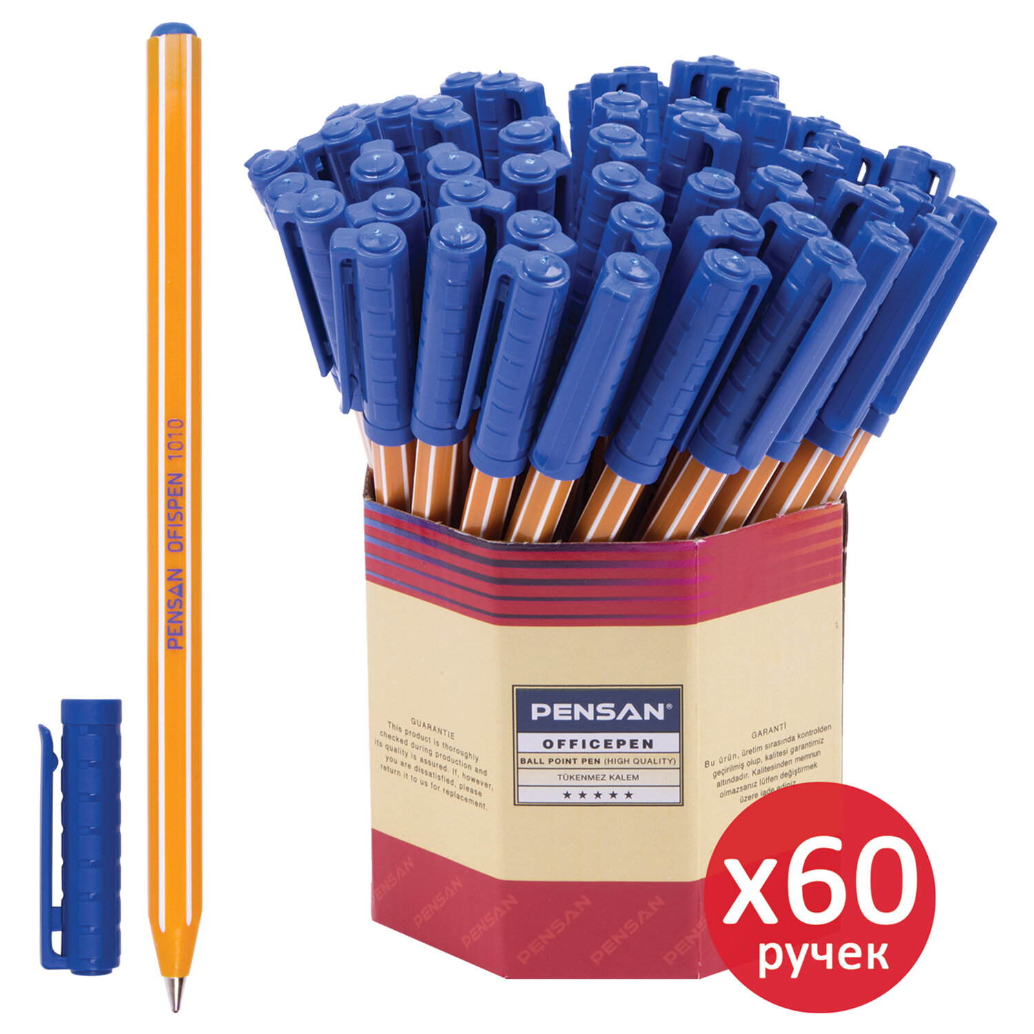 Ручка шариковая PENSAN 60 шт. - фото 7