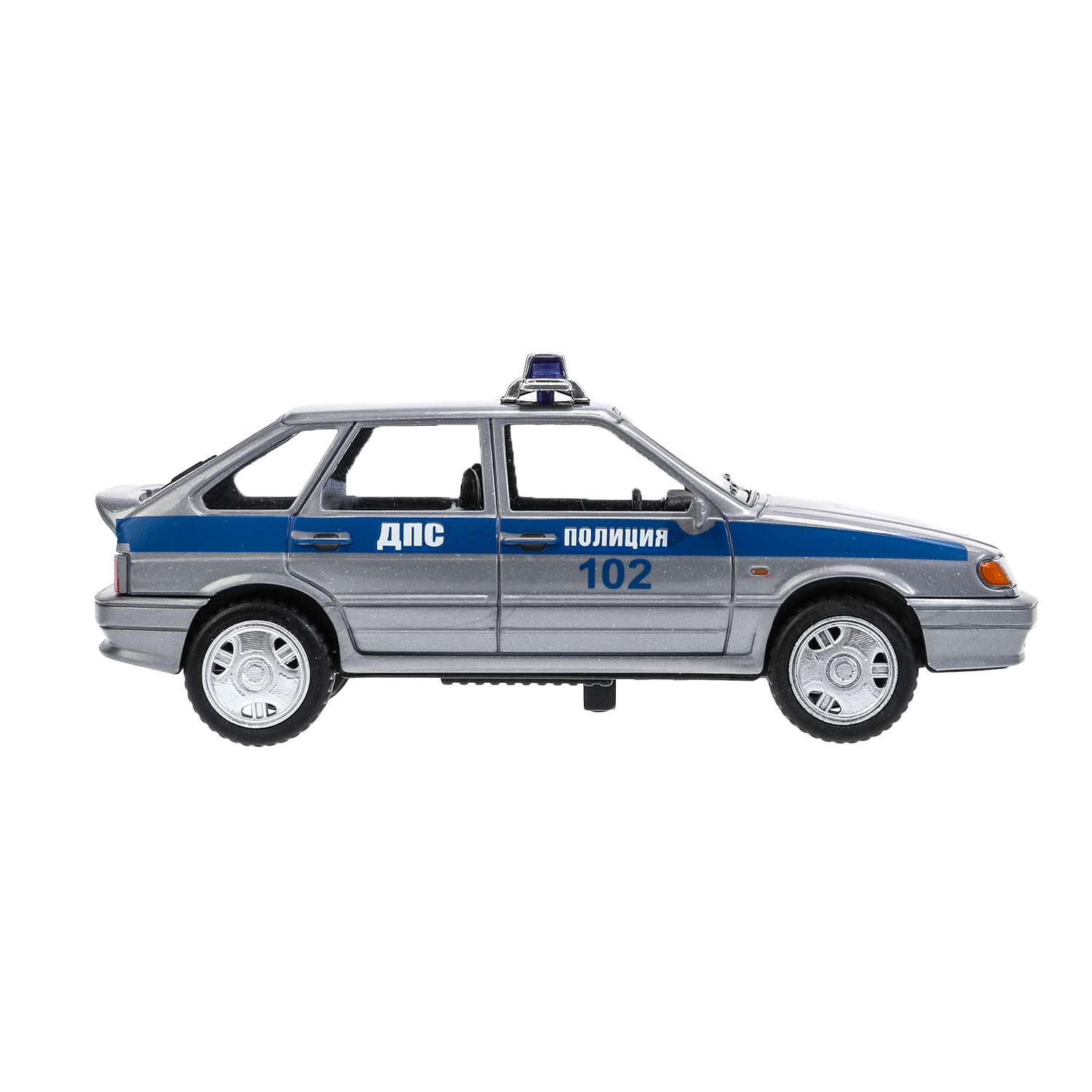 Полицейская машина Технопарк LADA Samara серебряный 384364 - фото 5