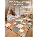 Коврик-пазл Ортодон 18 пазлов 26 x 26 см