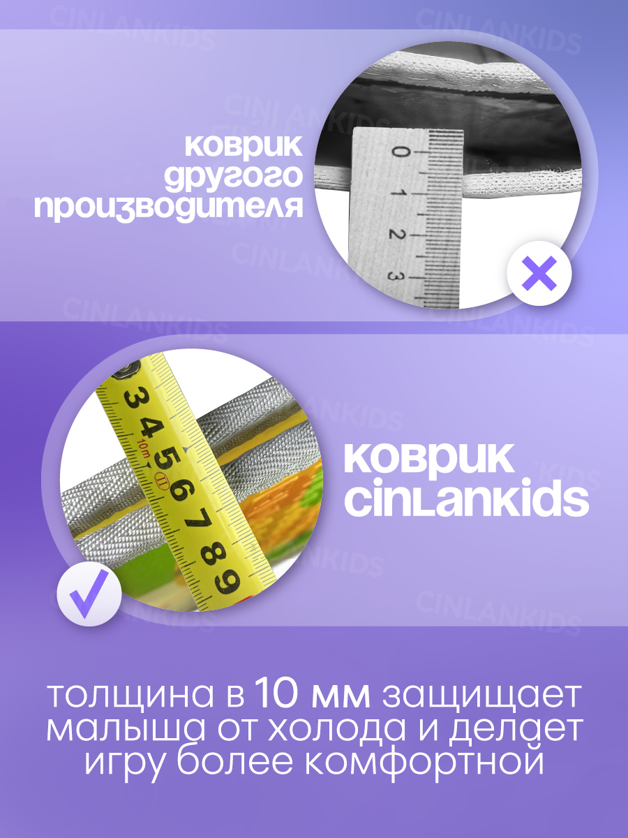 Манеж ширма CINLANKIDS серый MGI-03/1 - фото 7