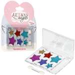 Тени для век LUKKY Angel с блёстками палетка Звездочки 6 цветов с аппликатором 5,4 г