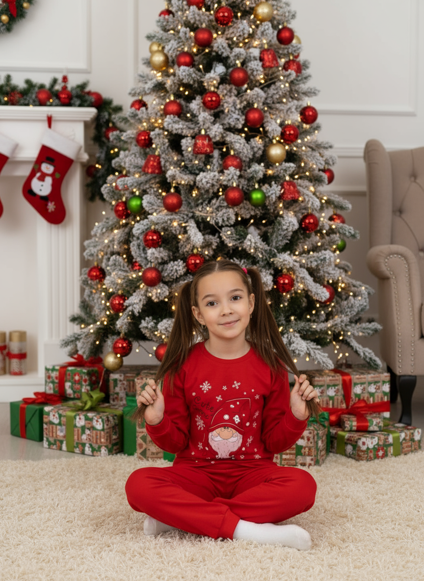 Пижама Утенок 819п красный гном - фото 2