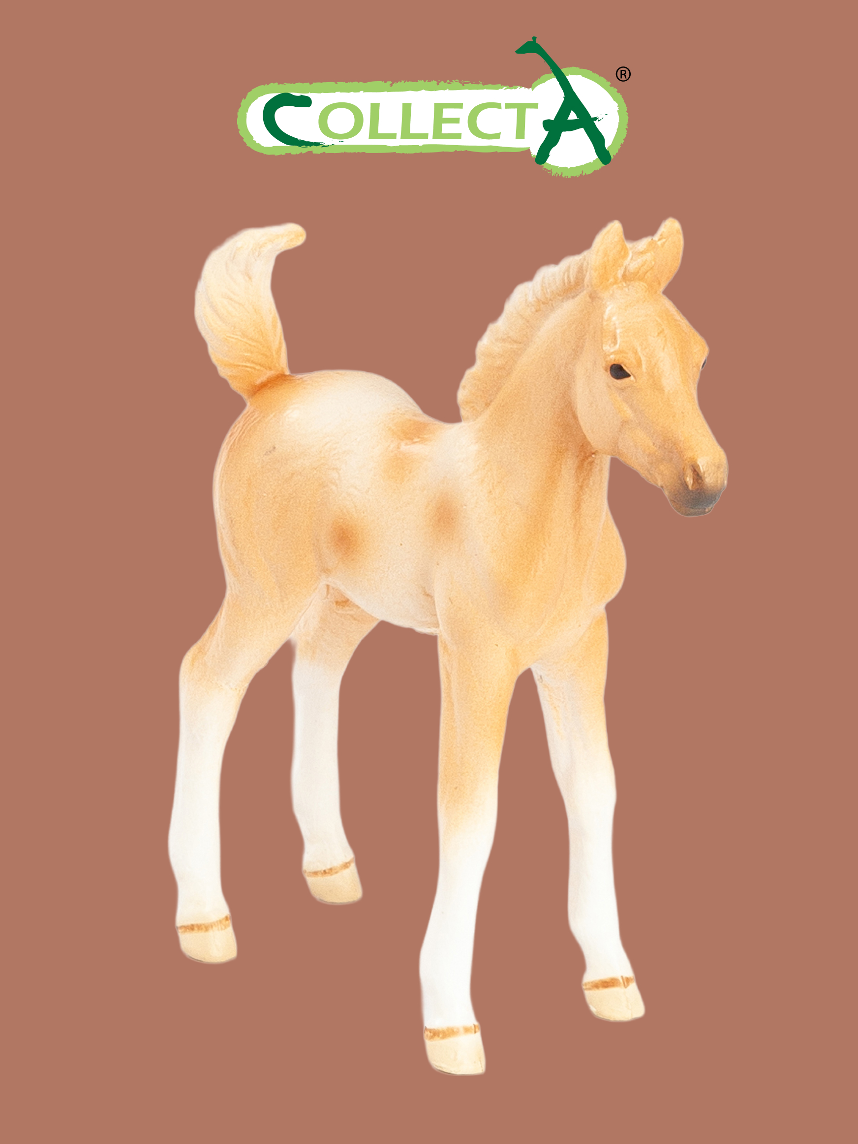 Фигурка Collecta Жеребёнок Пинто Паломино - фото 1