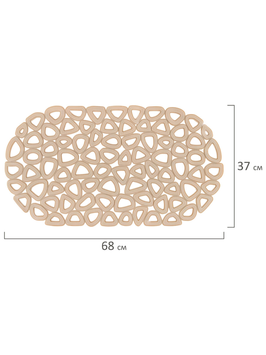 Коврик для ванной PRIMILA Треугольники 37 x 68 см - фото 8