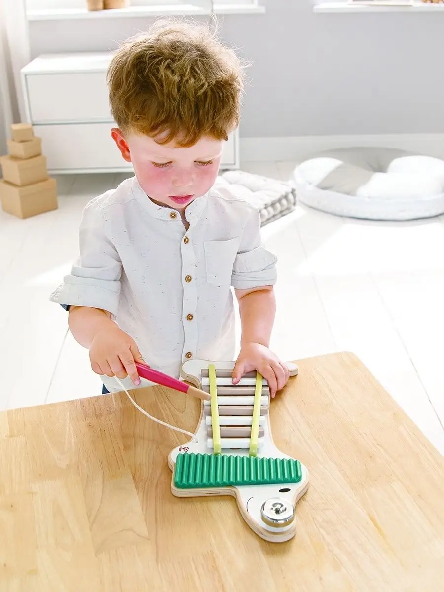 Игрушка музыкальная Hape Собачка ксилофон - фото 5