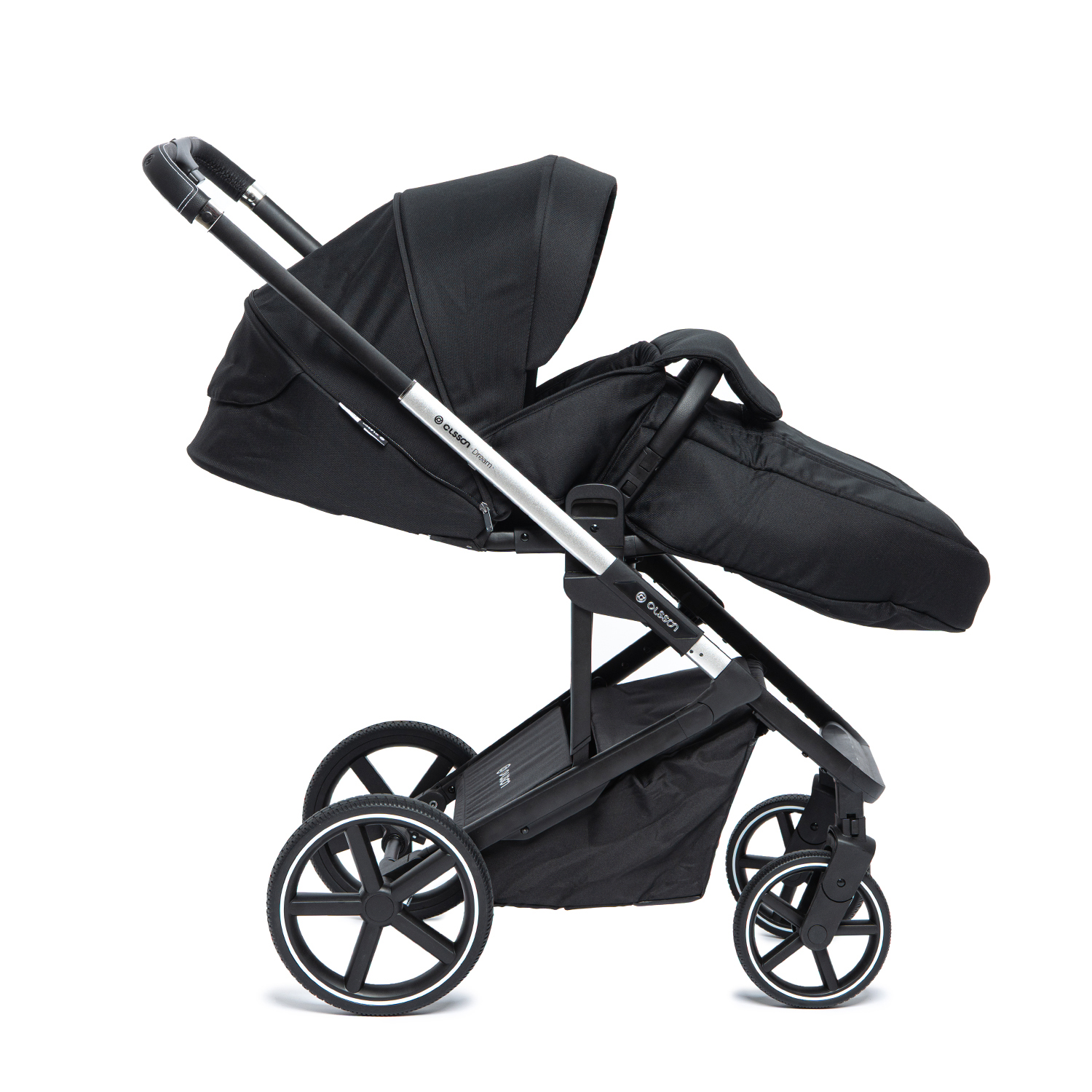 Коляска 2в1 Olsson Dream Black - фото 38