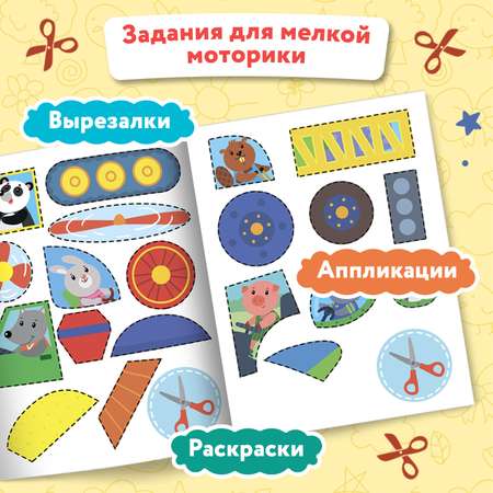 Набор из 4 книг Феникс Премьер Раскраска с аппликацией