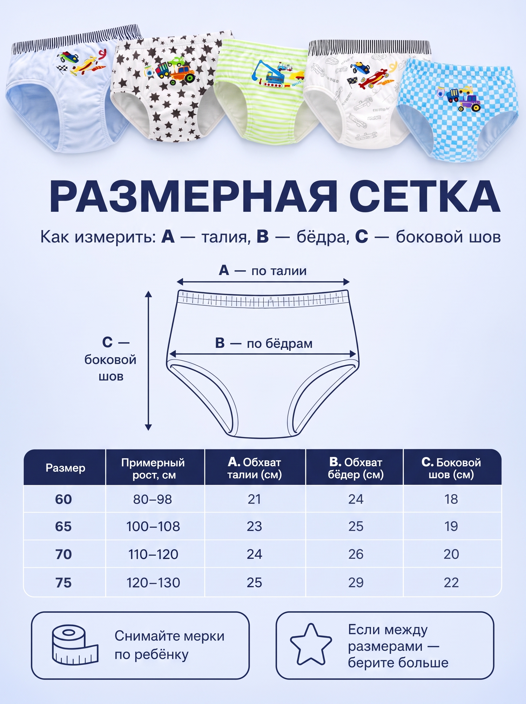 Трусы 5 шт Bambooland Pantie-carsinbag - фото 9