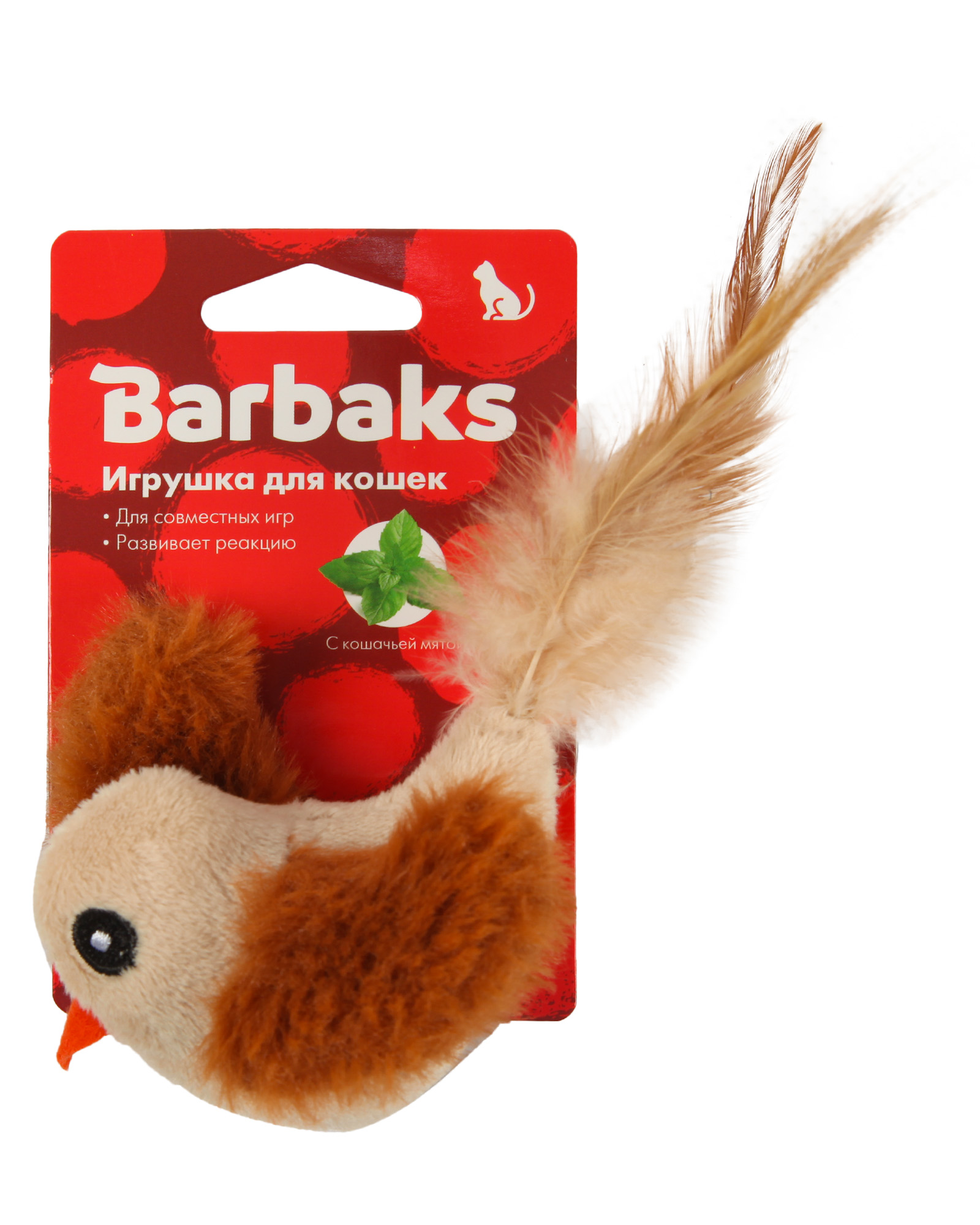 Игрушка для кошек Barbaks Птичка Сирена - фото 6