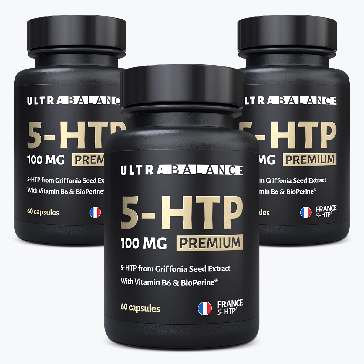 5 HTP витамины UltraBalance бад для женщин и мужчин 5-Гидроситриптофан 100 мг для похудения 180 капсул - фото 1