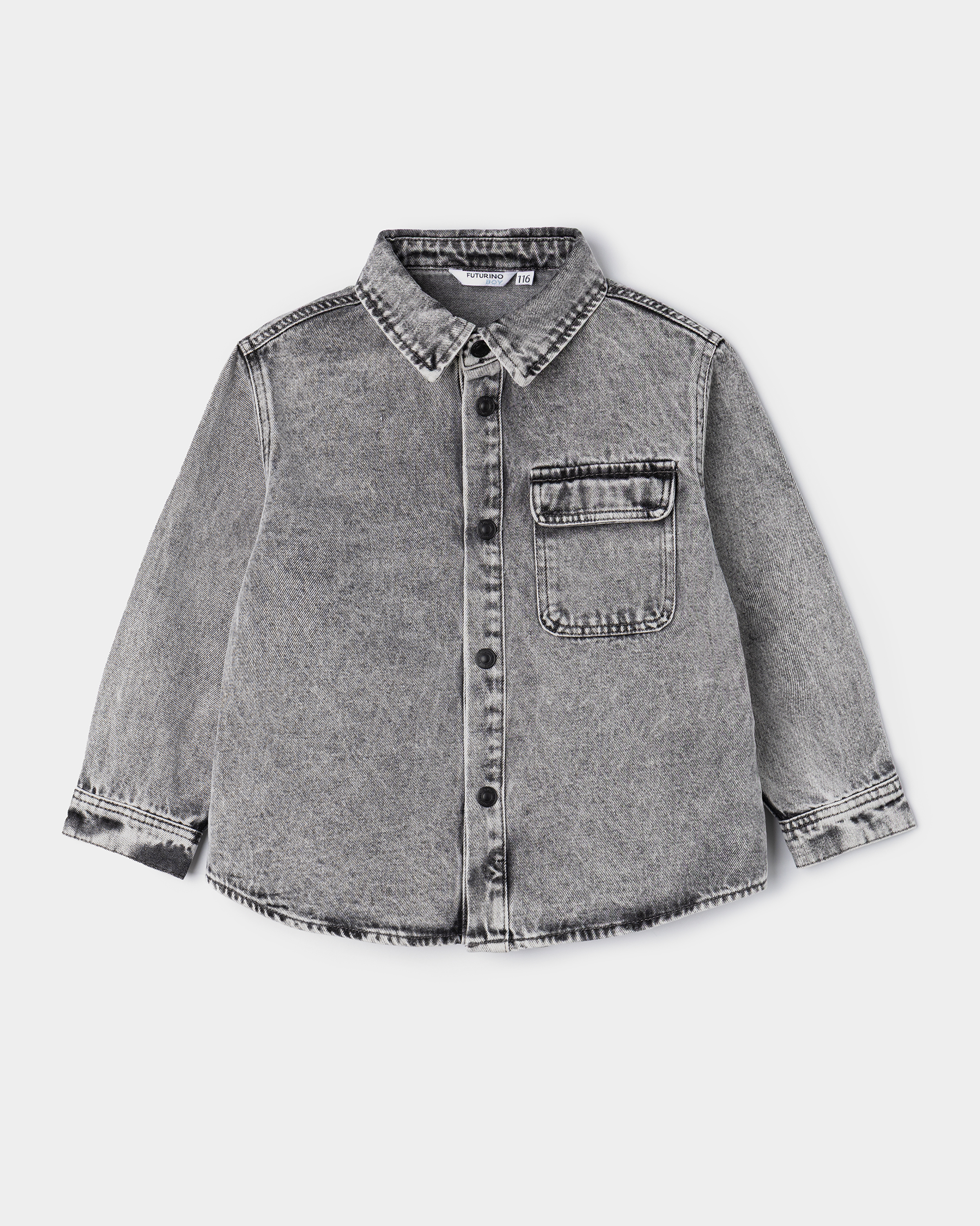 Джинсовая рубашка Futurino S26FU1-B366kb-GG - фото 2