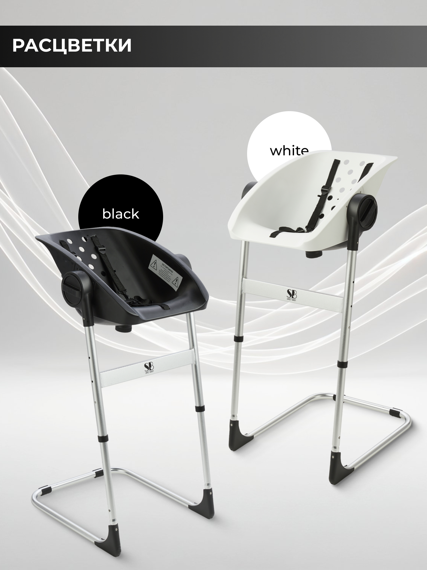 Сиденье для купания Sweet Baby Charli Chair White белый - фото 11