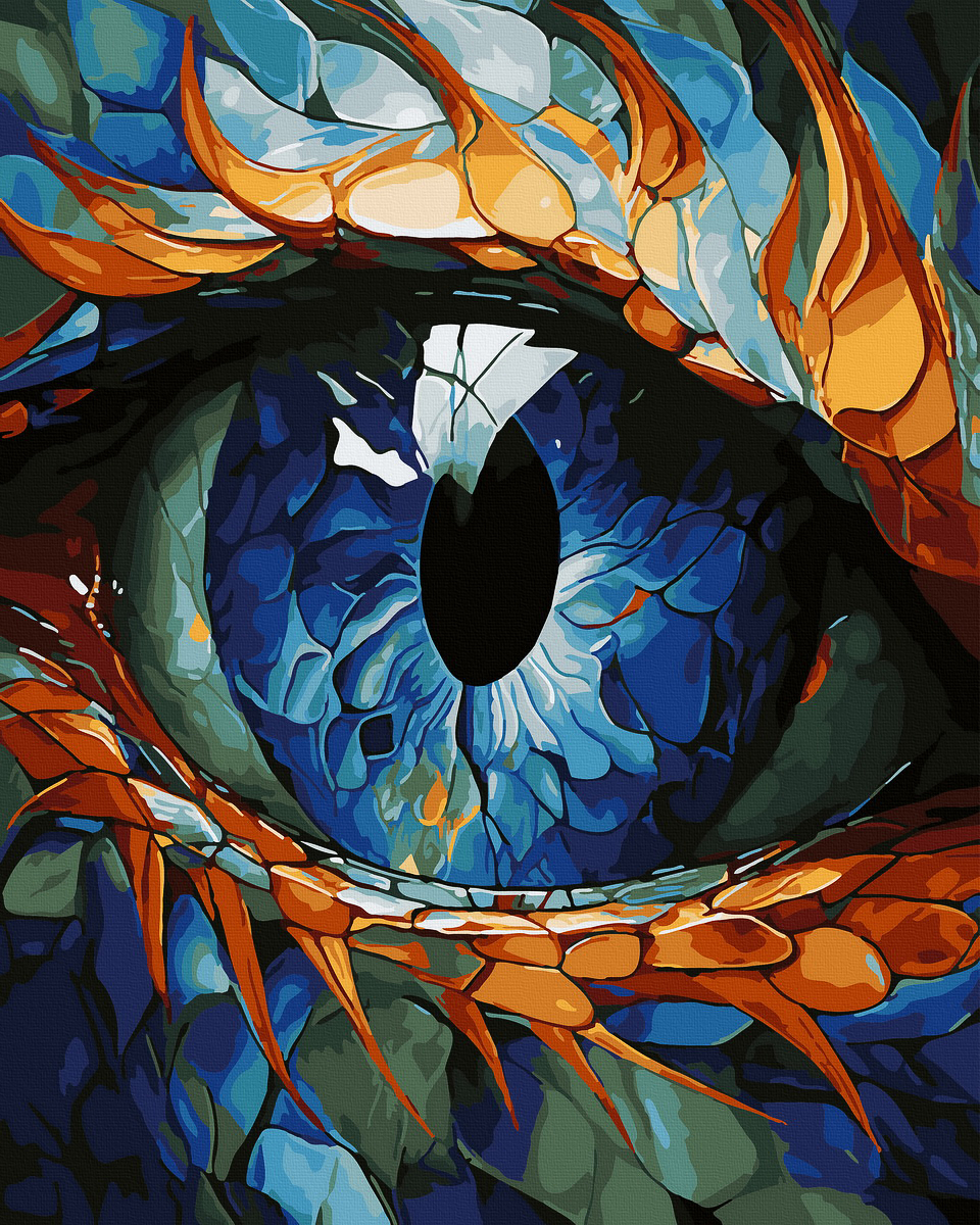 Картина по номерам Magic 4 Hobby Глаз дракона - фото 1