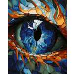 Картина по номерам Magic 4 Hobby Глаз дракона