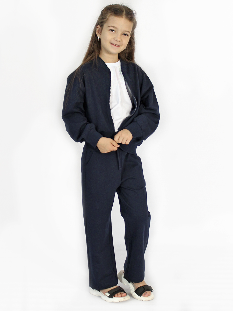 Костюм STELLA MODA 24201 темно-синий - фото 2